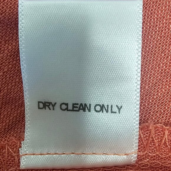 NWT ALTAR'D STATE CROP TANK  DEEP CORAL GAUZE DOUBLE LAYER FRAY EDGE SZ SM - Picture 9 of 11